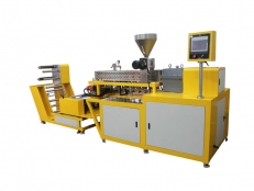 平行異向雙螺桿擠出流延機